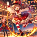 ひぃぃ〜！熱いぃぃ〜💦(火の輪くぐり) 2枚目