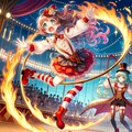 ひぃぃ〜！熱いぃぃ〜💦(火の輪くぐり) 4枚目