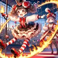 ひぃぃ〜！熱いぃぃ〜💦(火の輪くぐり) 10枚目