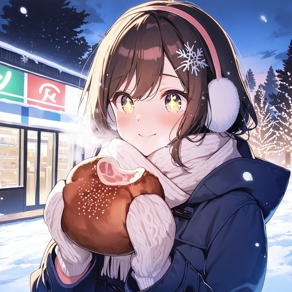 大ピロシキを広げる