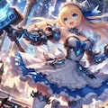 美少女ファンタジー、世紀末不思議の国の戦闘パワーアーマー魔法少女アリス 4枚目