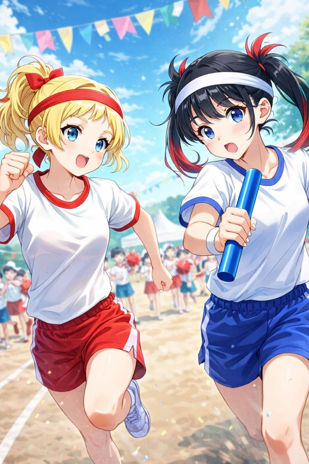 駆けるふたり