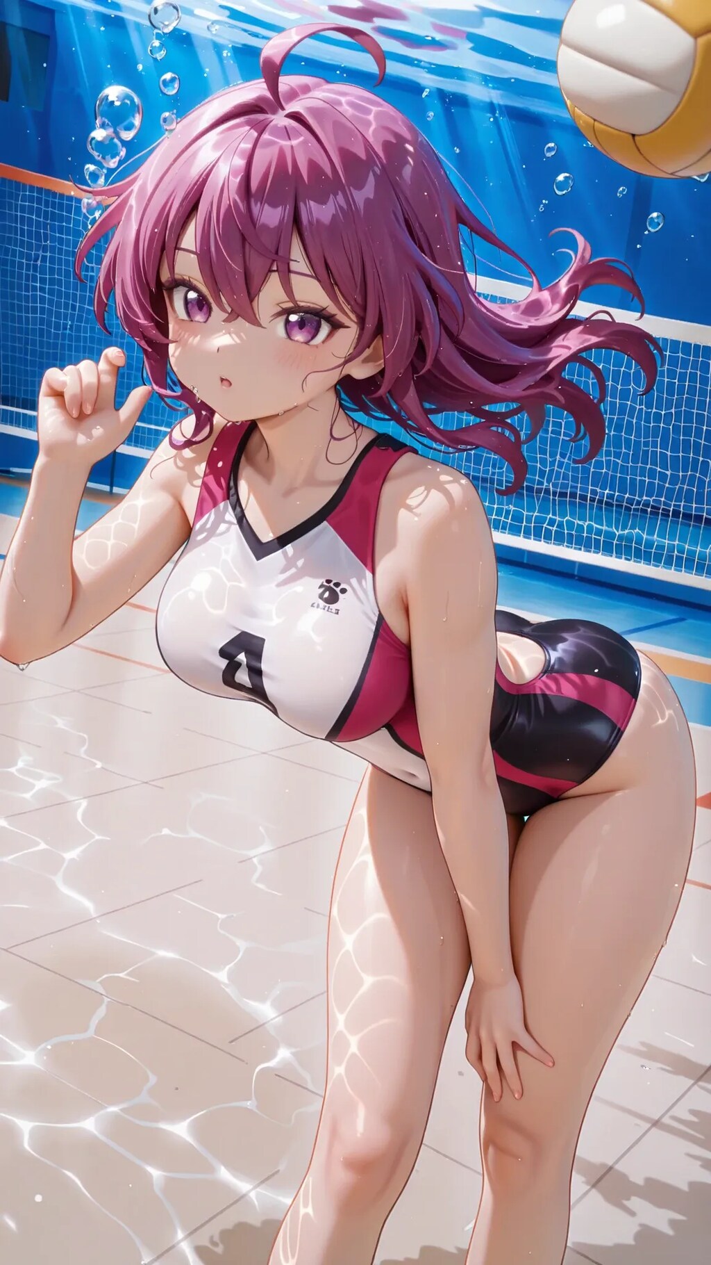 水中バレー