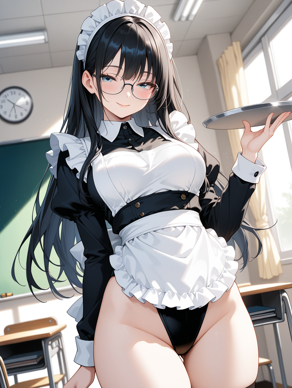 お待たせしました～ メイドxレオタード