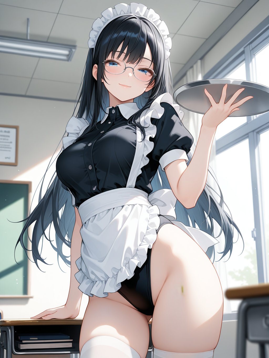 お待たせしました～ メイドxレオタード