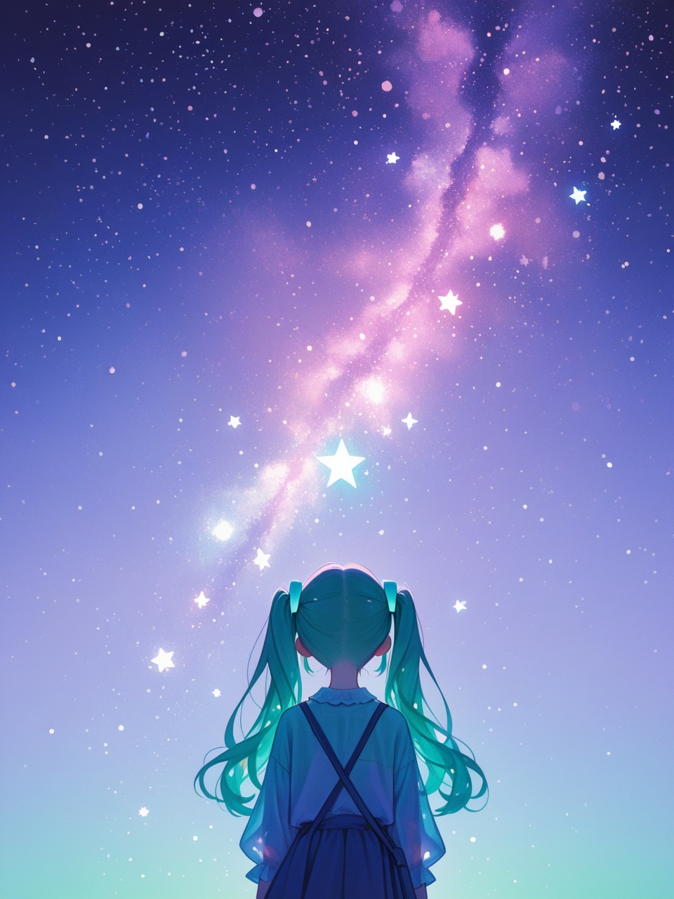 きみと私のディスタンス、星屑の五線譜で繋いで⭐ | の人気AIイラスト・グラビア