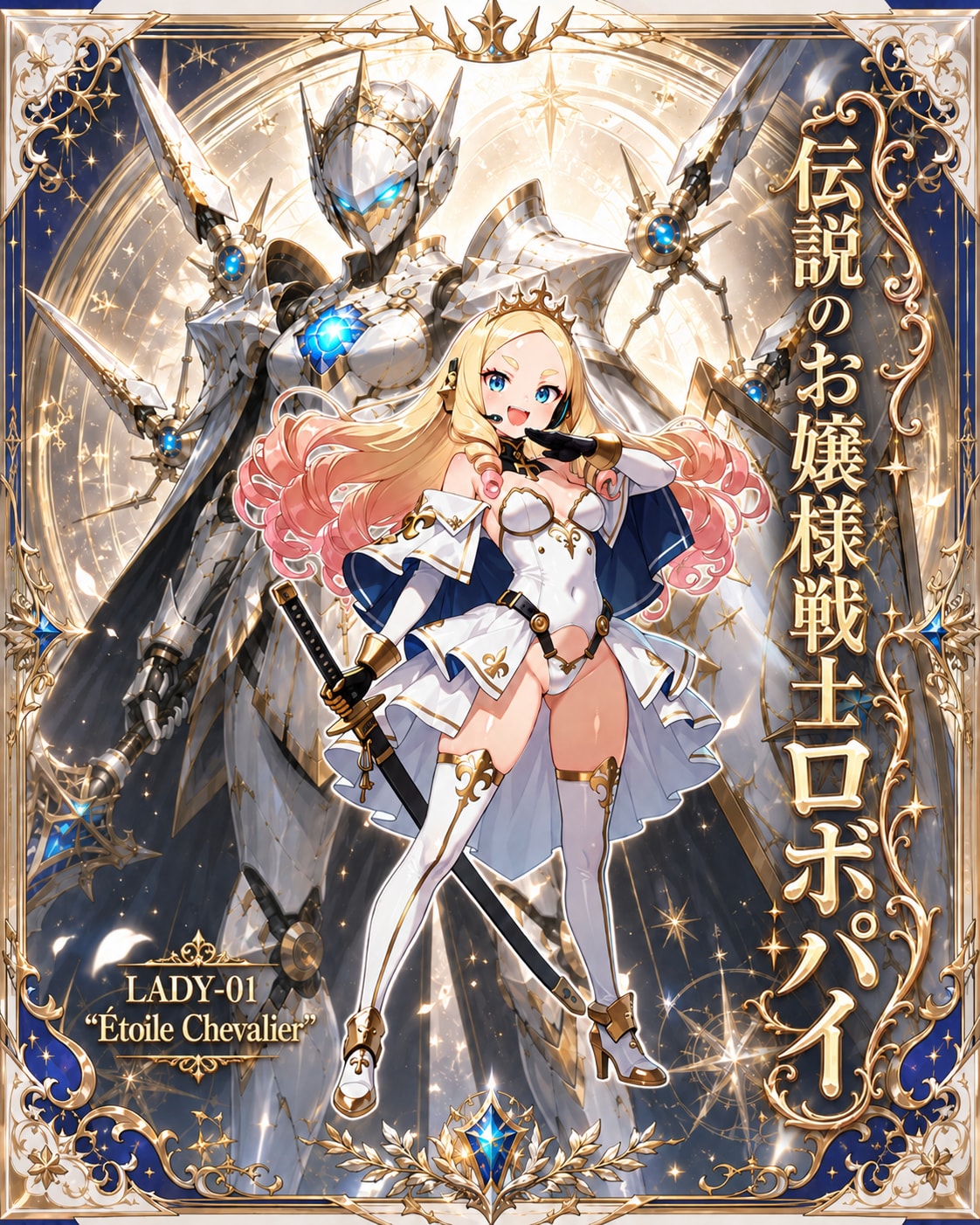 伝説のお嬢様戦士ロボパイですわ！
