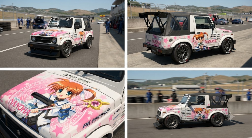 高町なのは痛車ジムニー