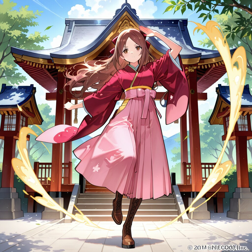 魔法少女と言うよりは霊能者