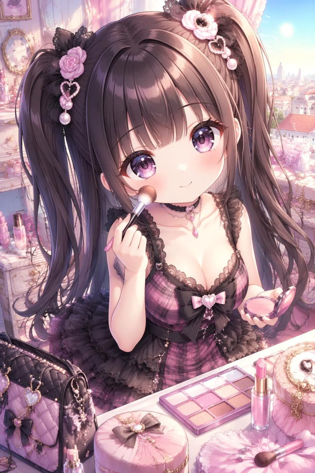 メイクで癒し