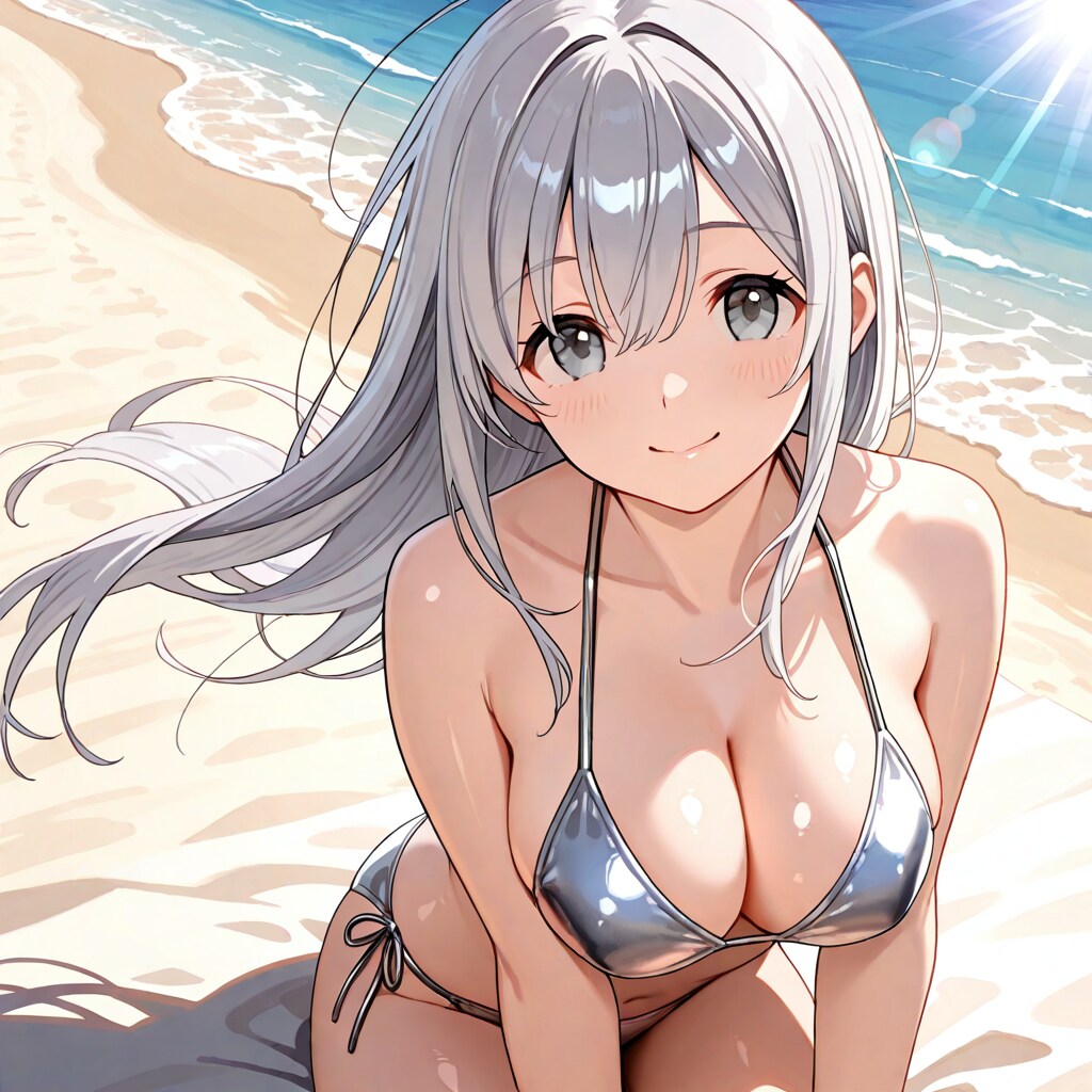 銀髪の女の子01