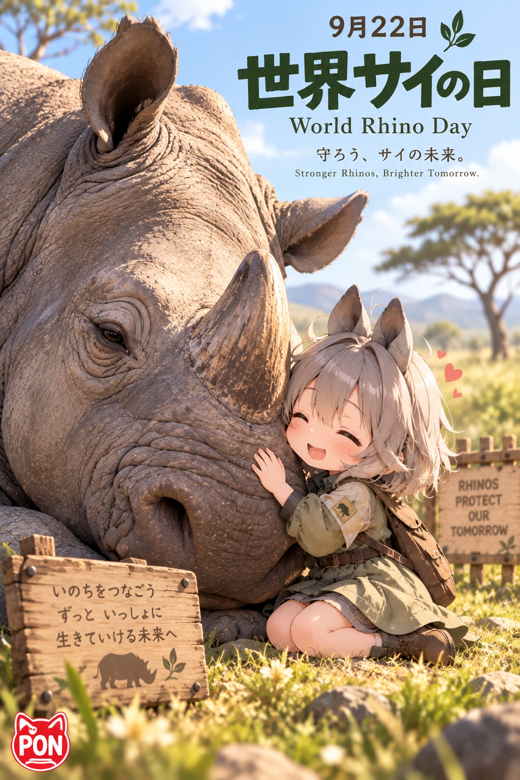 9月22日、世界サイの日 | の人気AIイラスト・グラビア