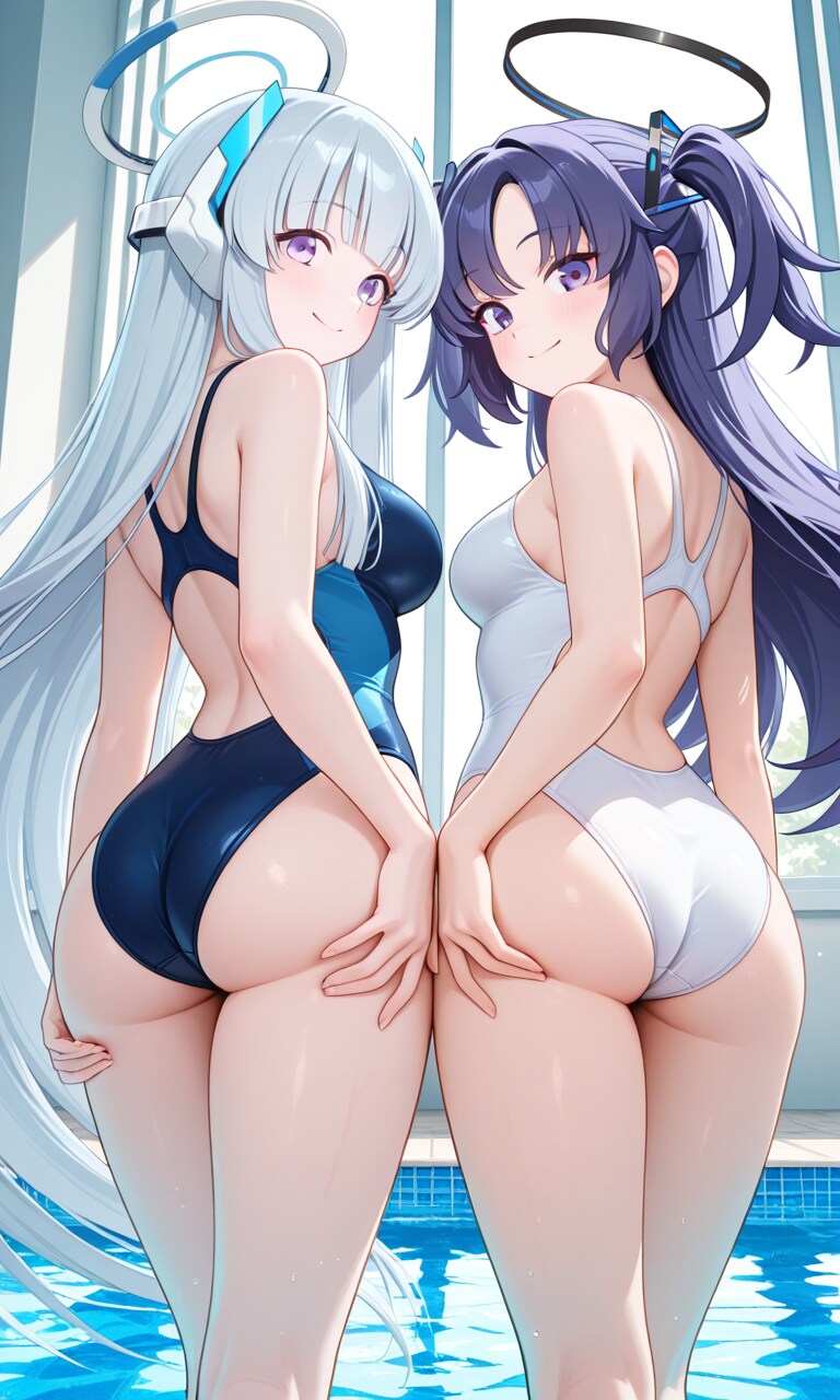 ユウカとノア　競泳水着　画集没3