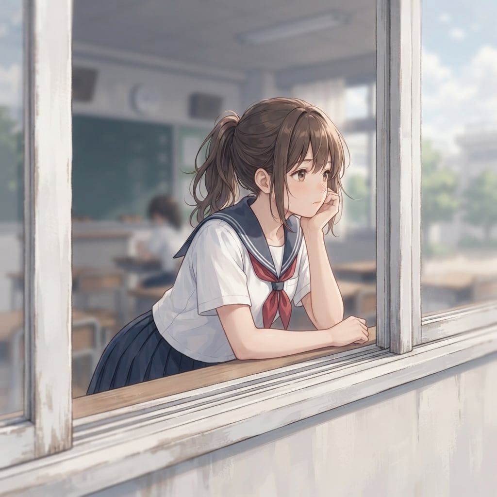 教室の少女 | の人気AIイラスト・グラビア