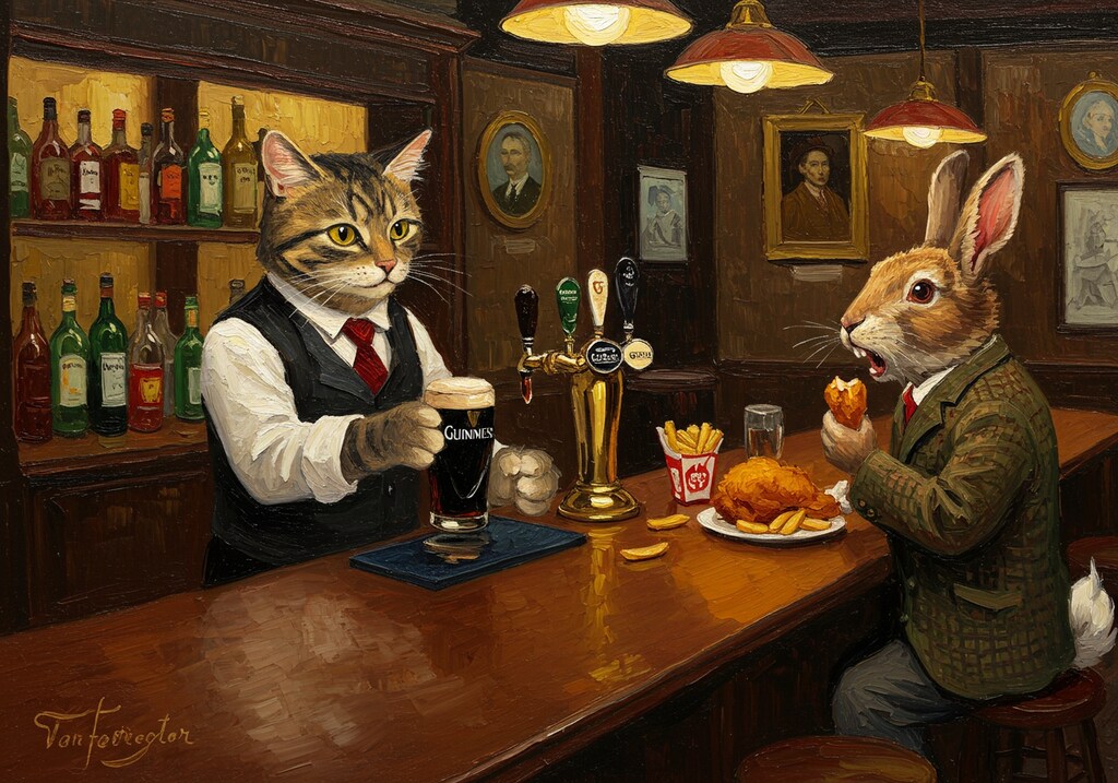 英国式bar の ピーター氏