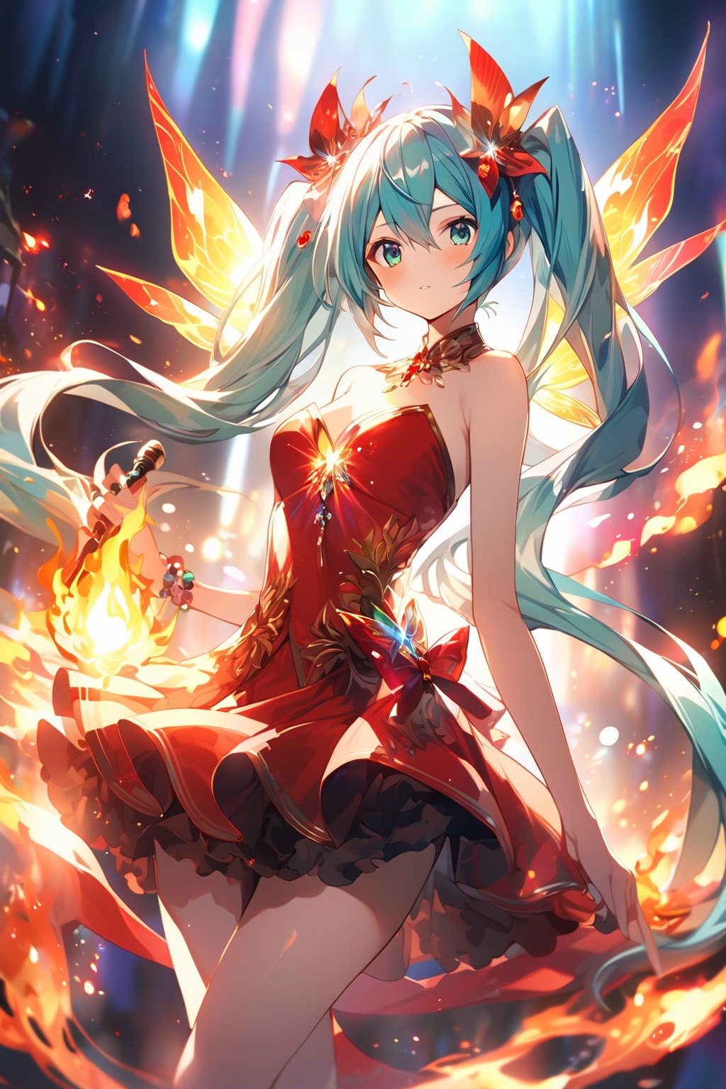 炎の妖精 | の人気AIイラスト・グラビア