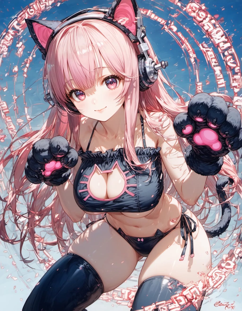 Pink Paws and Digital Rings