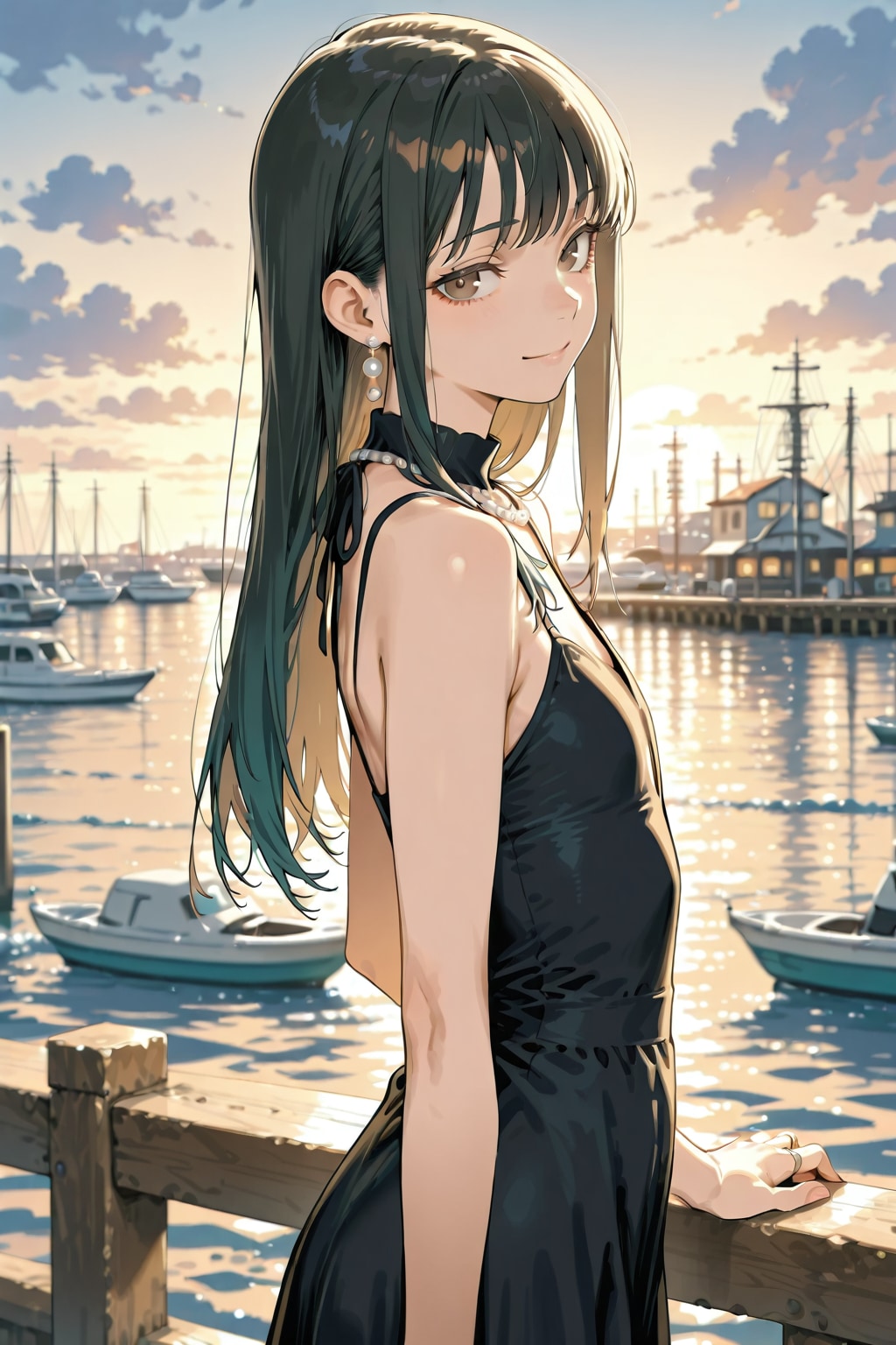 港のある風景 | の人気AIイラスト・グラビア