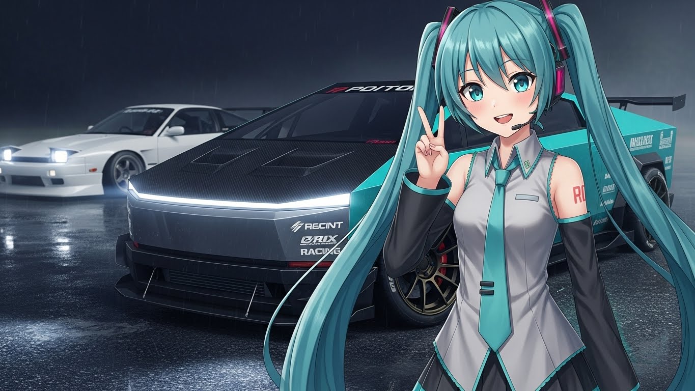 初音ミクとテスラサイバートラック | の人気AIイラスト・グラビア