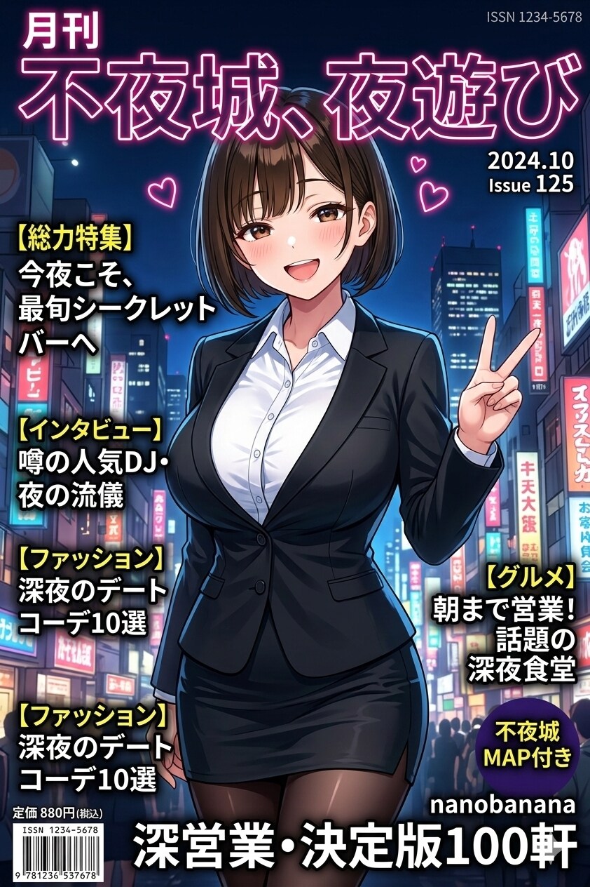 アキちゃんと夜遊び雑誌