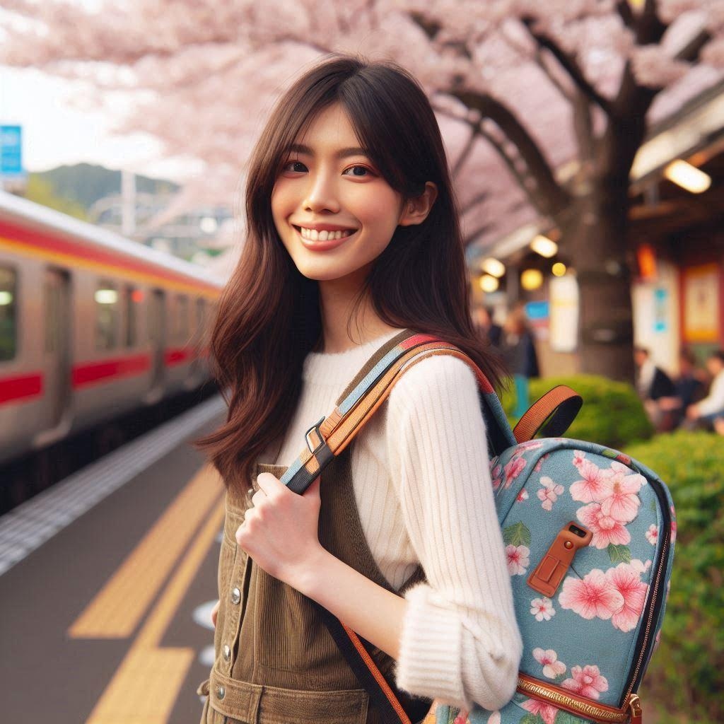 今日のエモっちゃん🚃😉🎒