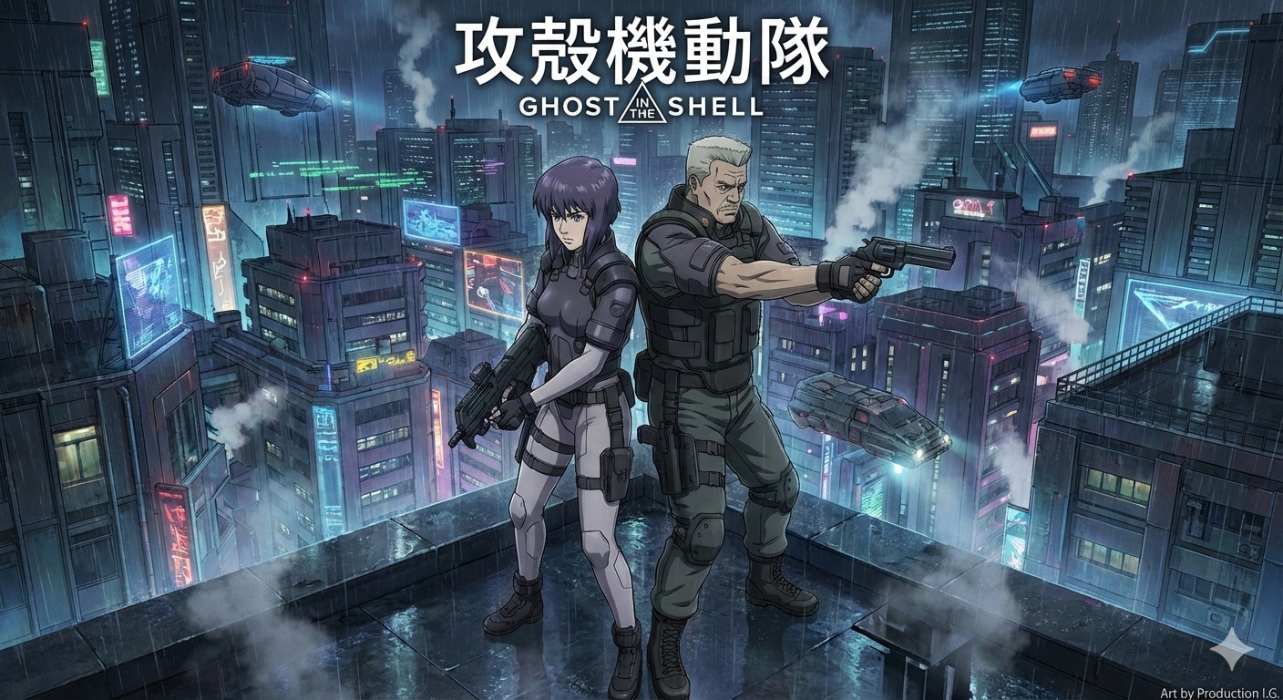 【習作】攻殻機動隊　草薙素子とバトー