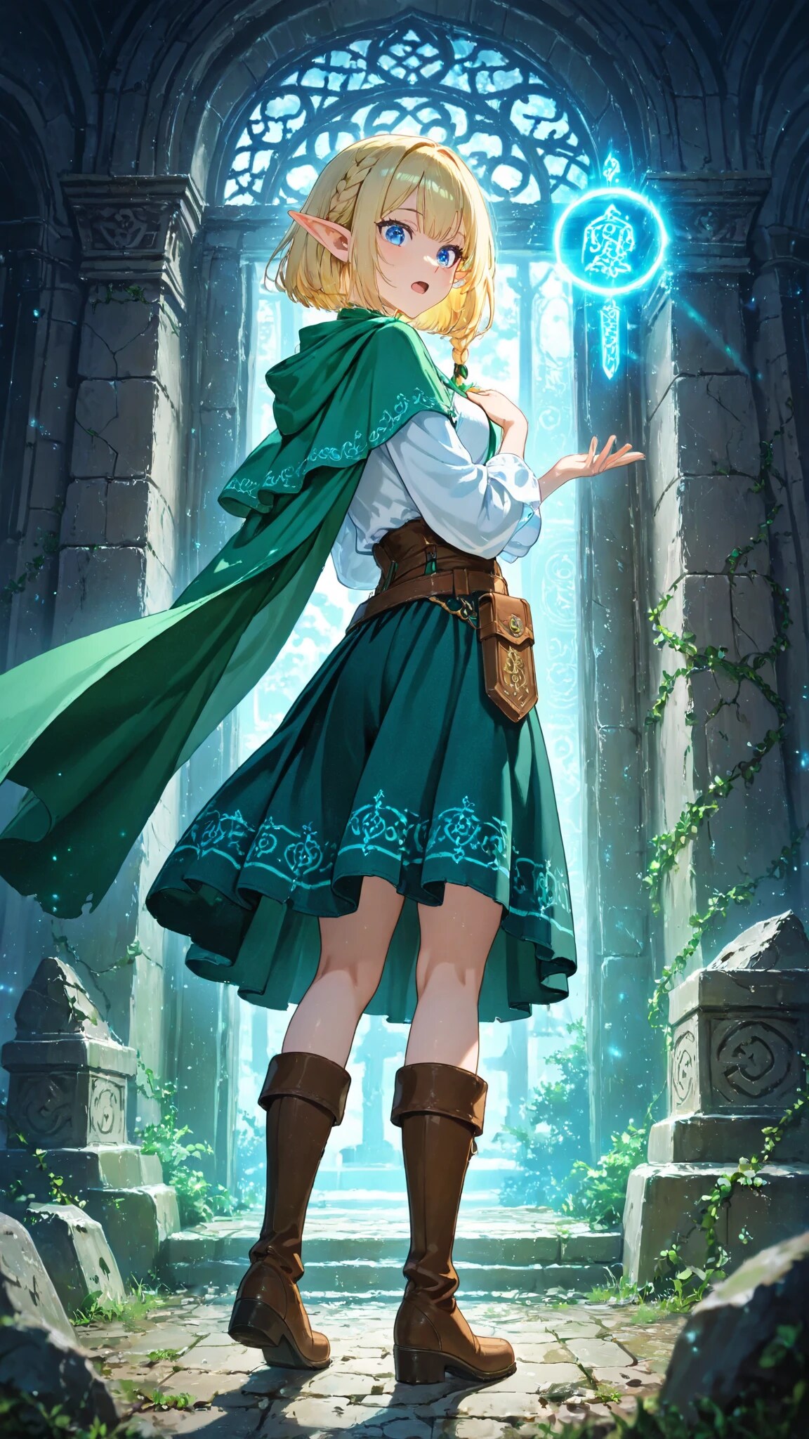🧝‍♀️『千年閉ざされた扉が、私を呼んでいる。』 | の人気AIイラスト・グラビア
