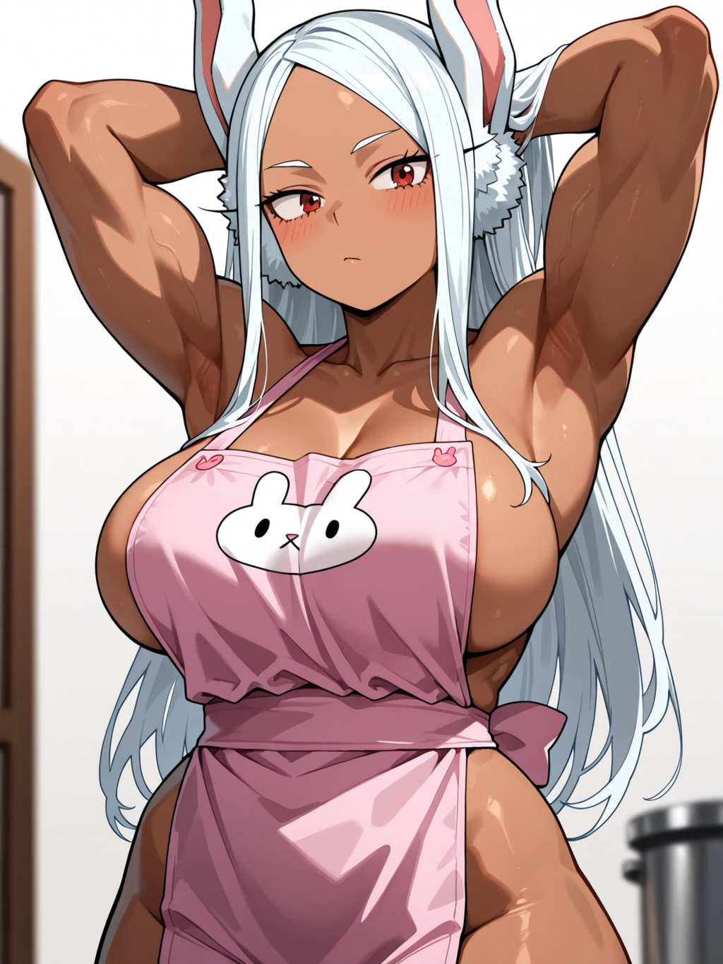 裸エプロン　ミルコ