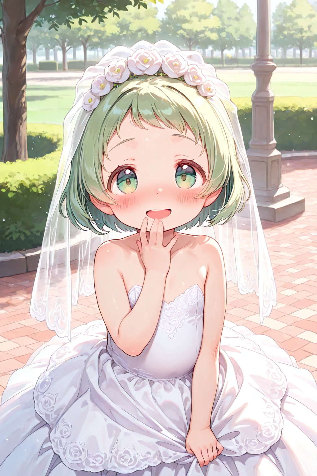 ちっちゃいはなよめさん。