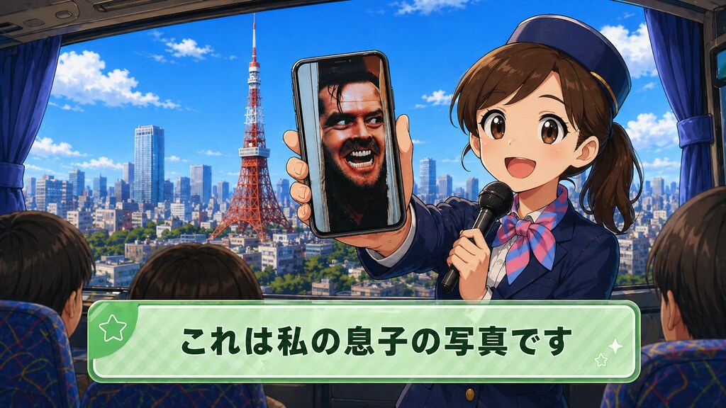 バスガイディング