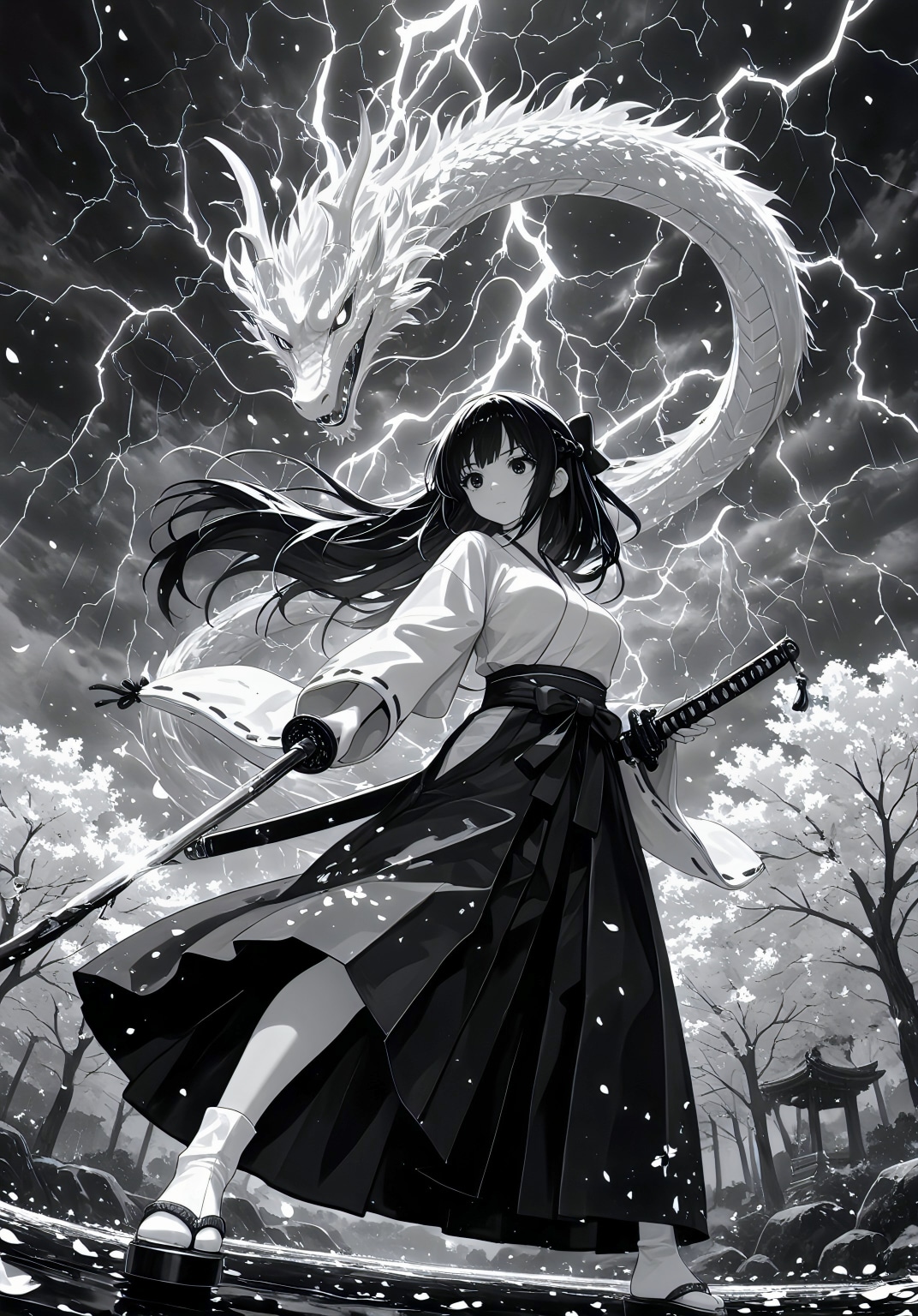 雷閃 ― 白龍とともに