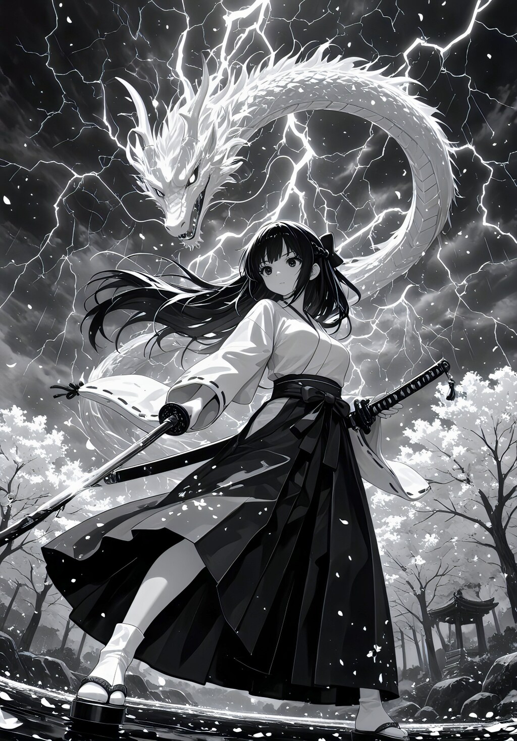 雷閃 ― 白龍とともに