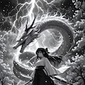 雷閃 ― 白龍とともに 2枚目