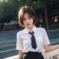 茶髪ボブ 7枚目