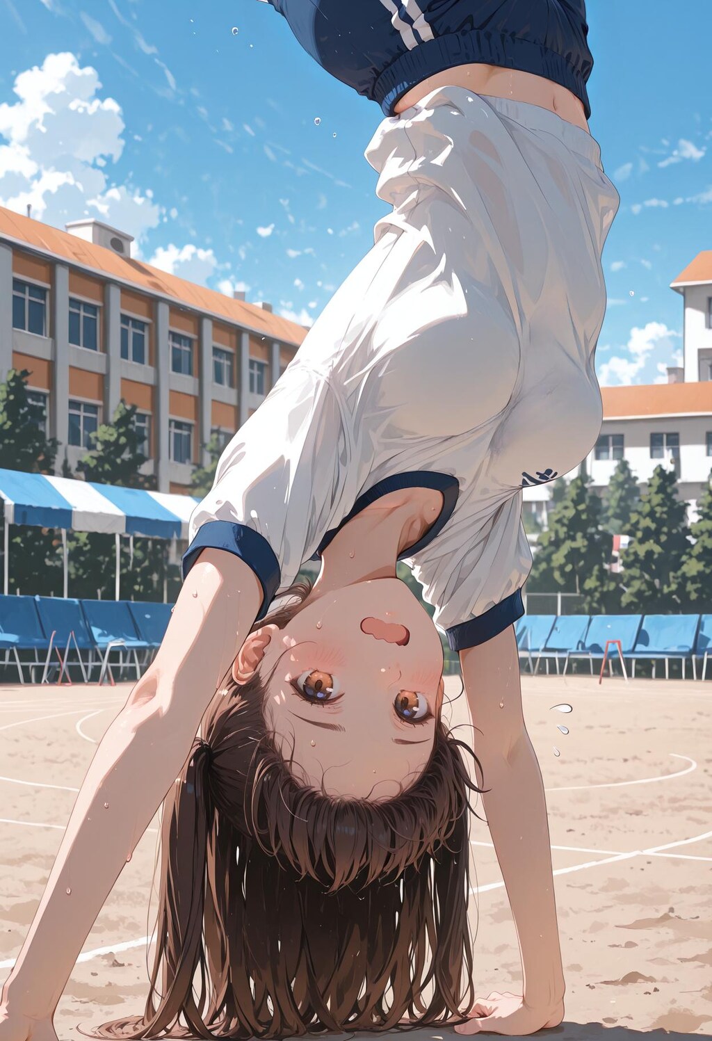 逆立ちのスパルタ特訓