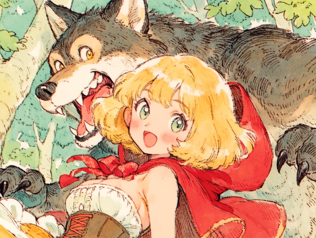 赤ずきんちゃん、食べちゃうぞ！
