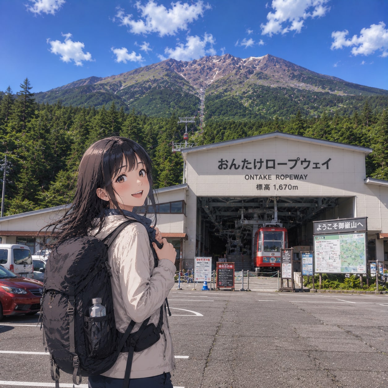 長野県の御嶽山に登ってきました！(ロープウェイで)
