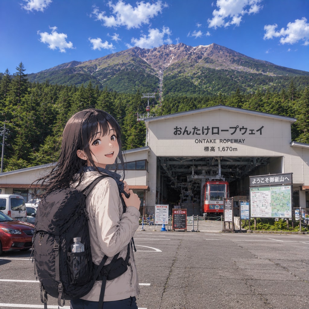 長野県の御嶽山に登ってきました！(ロープウェイで)