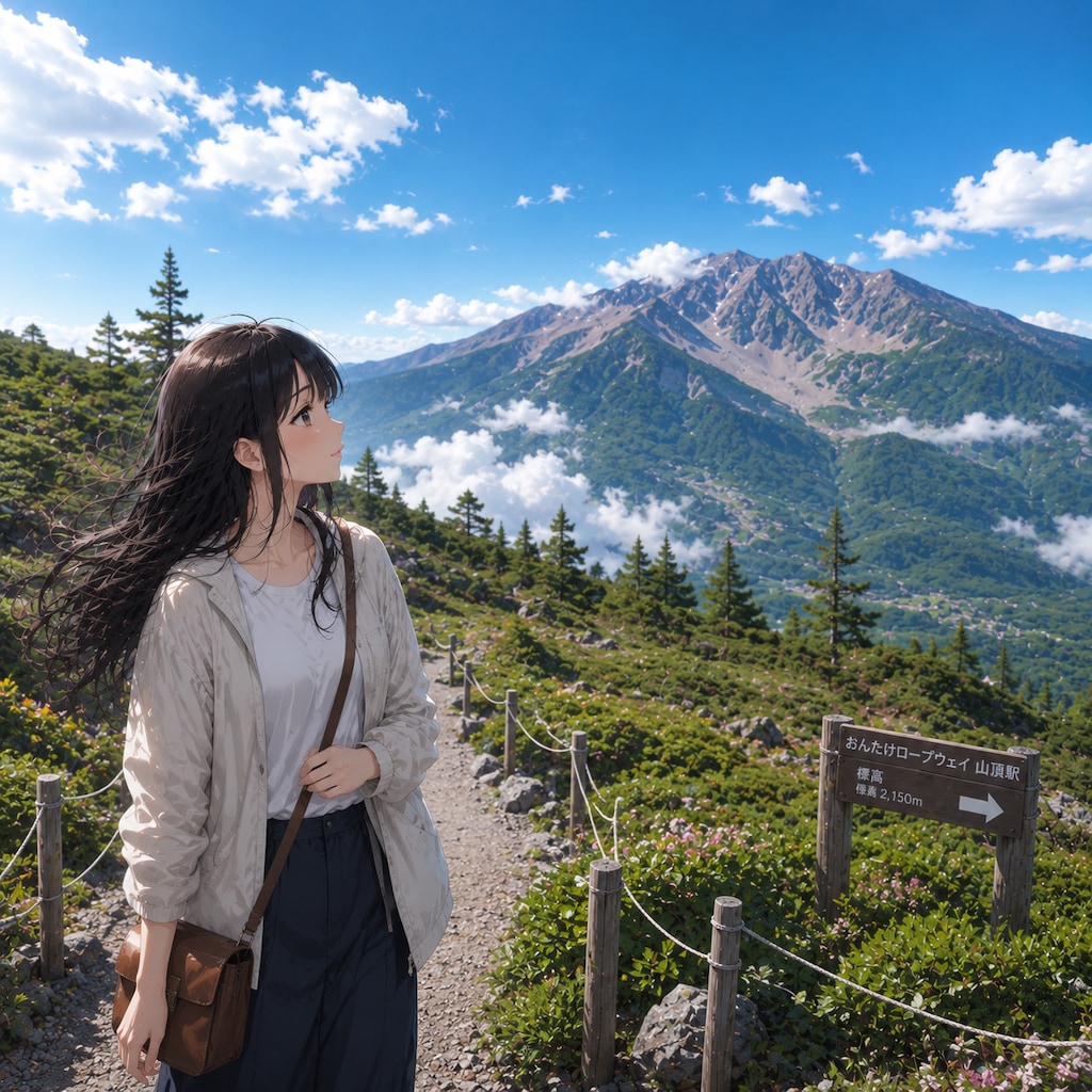 長野県の御嶽山に登ってきました！(ロープウェイで)