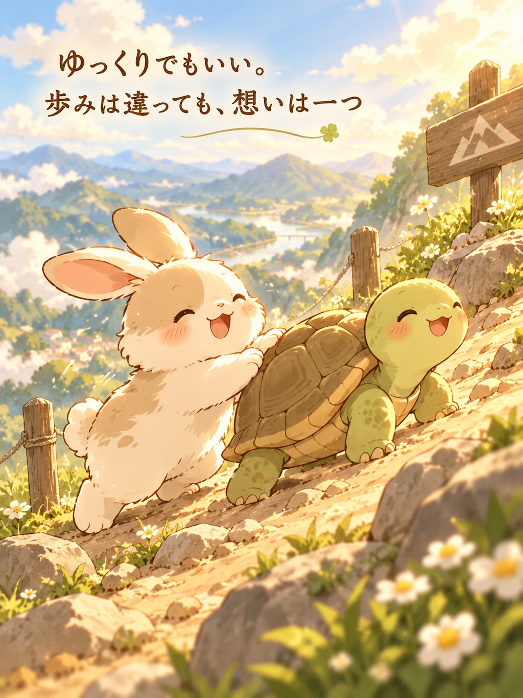 同じ山を、いっしょに。