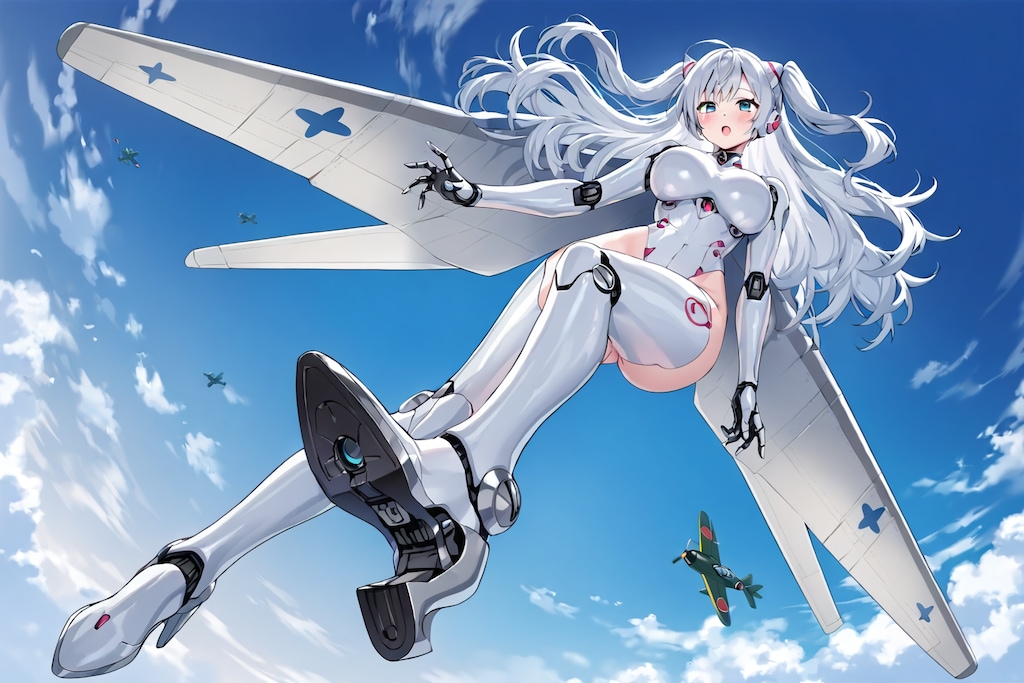 ちちぷい生成メカ娘　飛行機　R15