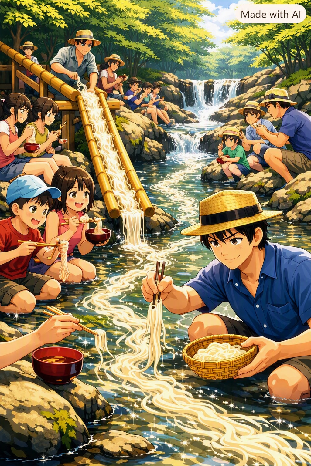 川流しそうめん（コパイロット）
