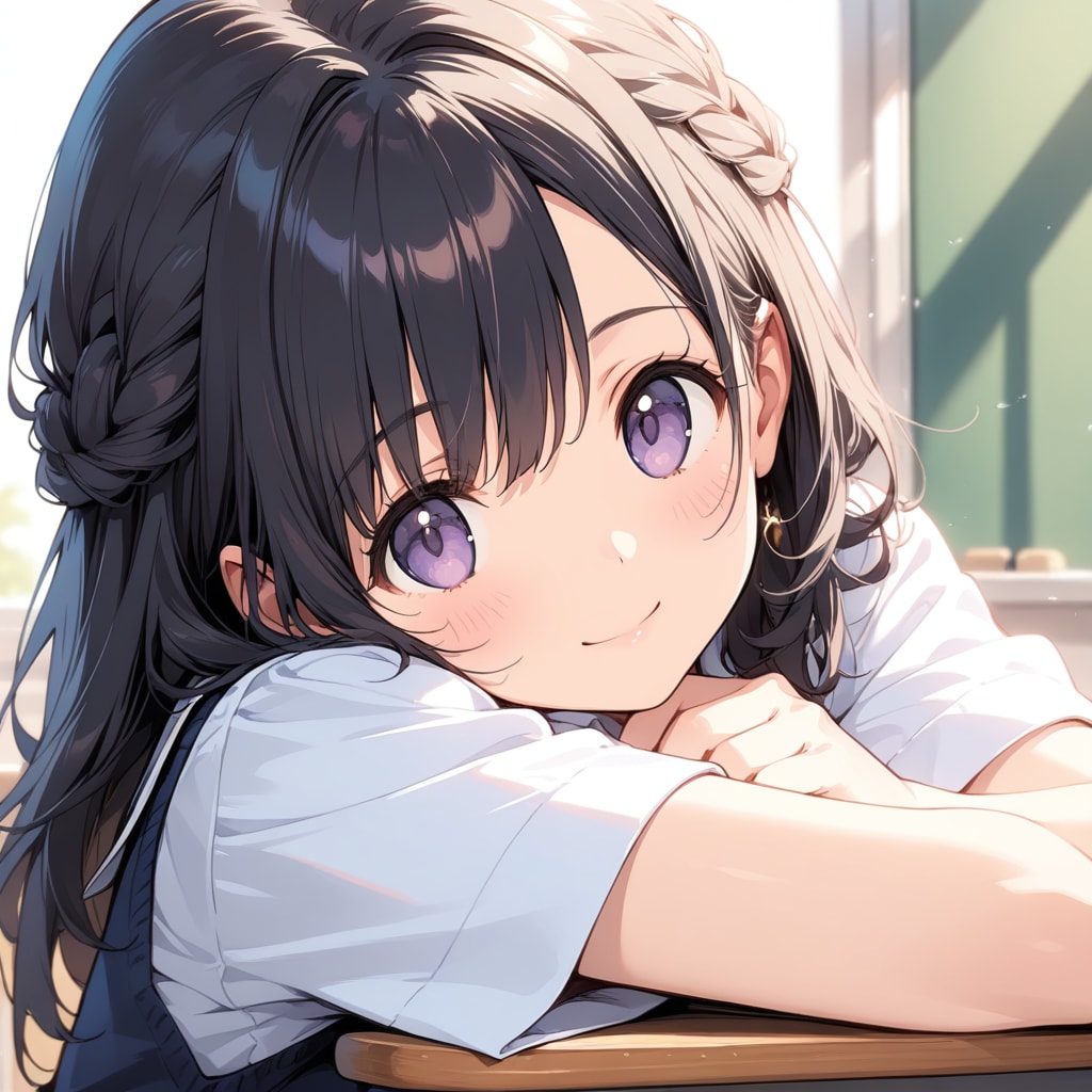教室の少女