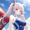 ガチャ子さん、お試し中 AQUA 2 2枚目