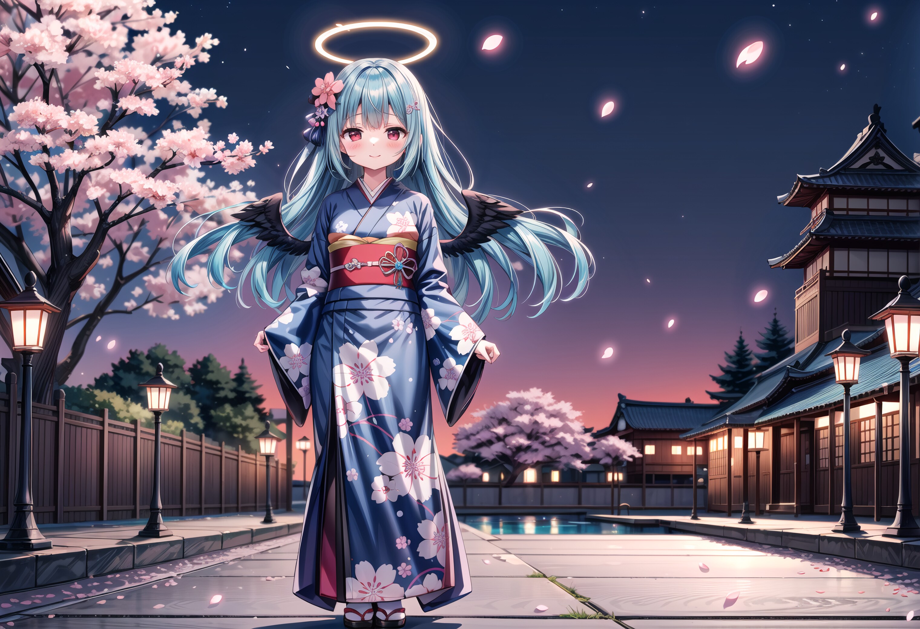 堕天使モード・夜桜