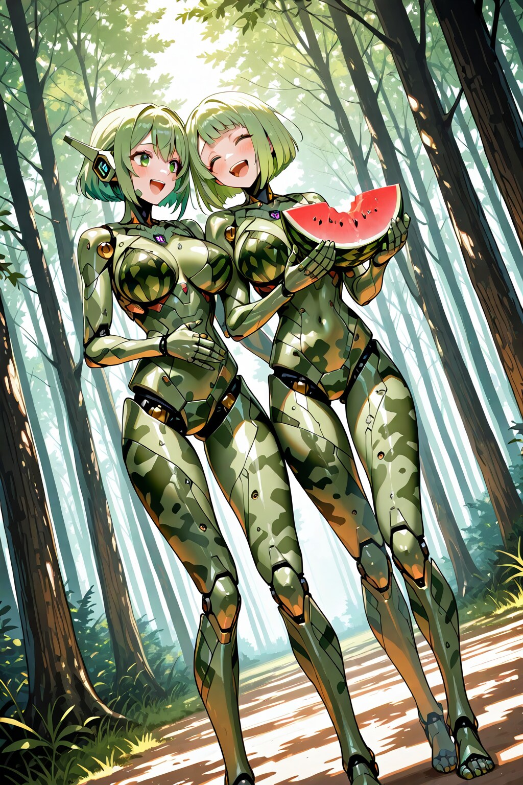 ちちぷい生成メカ娘　スイカ