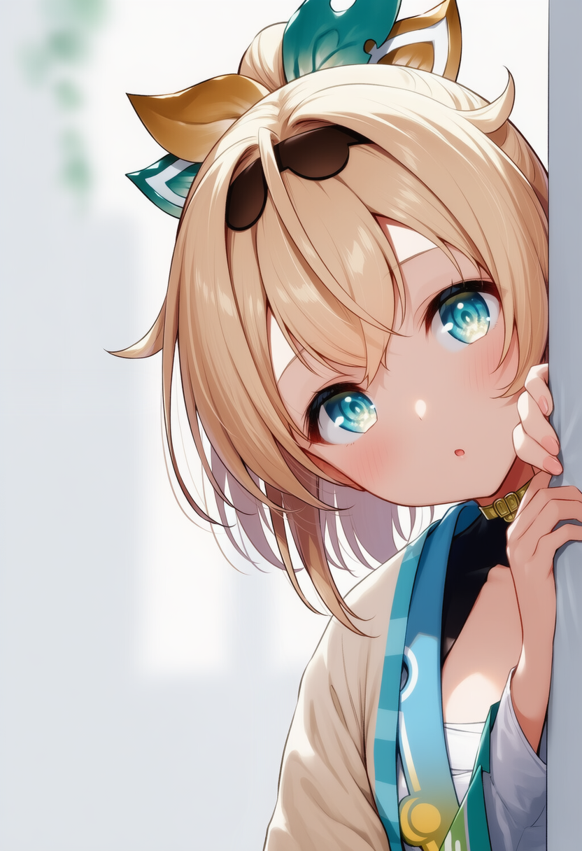 かざまが物陰からジッと見つめているだけ | の人気AIイラスト・グラビア