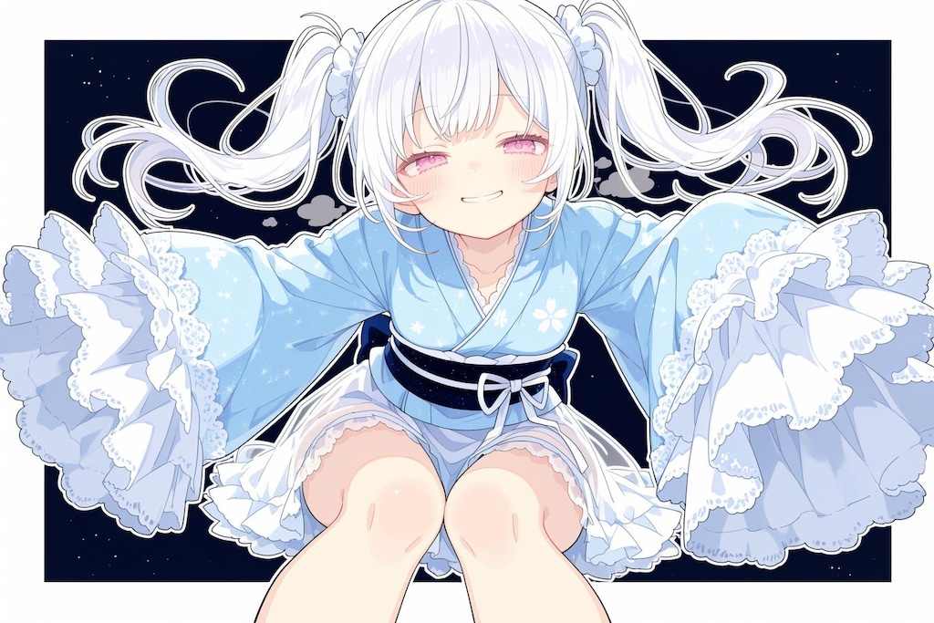 フリル浴衣