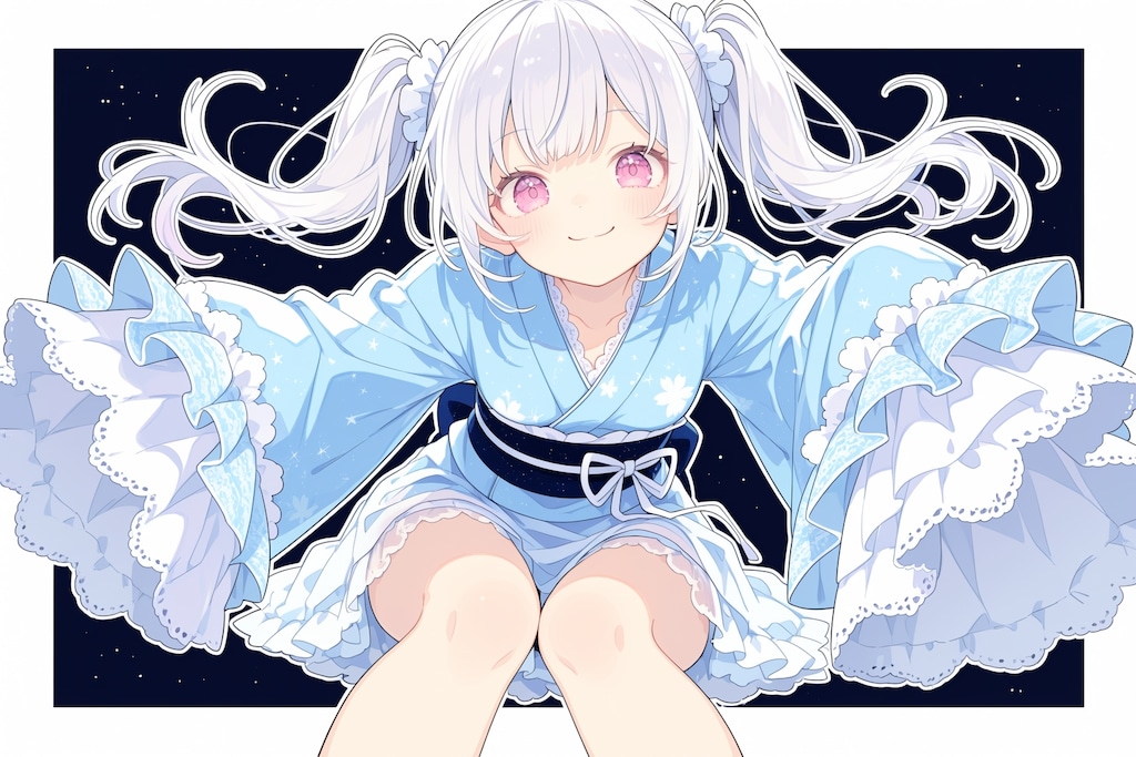 フリル浴衣