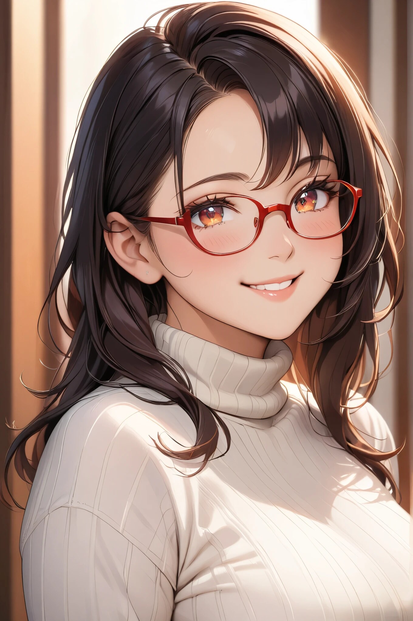 家ではメガネなの | の人気AIイラスト・グラビア
